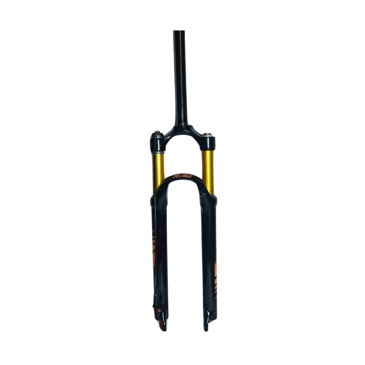 Garfo Suspensão Bike Aro 29 RAD7 Concept Over Preto e Dourado Com Trava