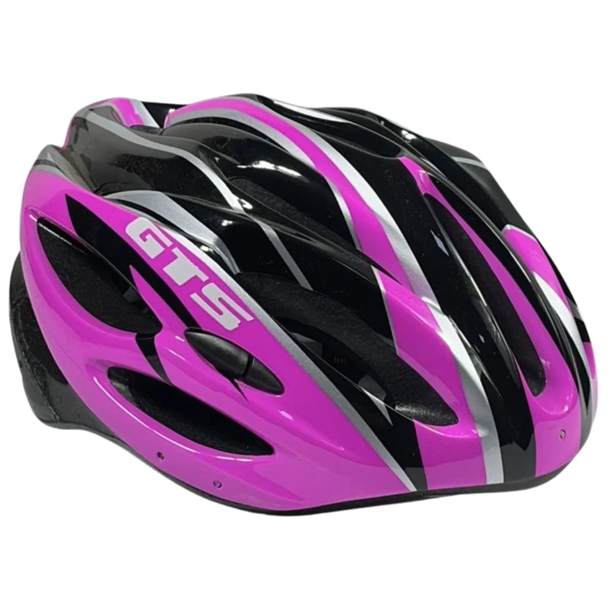 Capacete Bike GTS Out Mold Rosa e Preto G