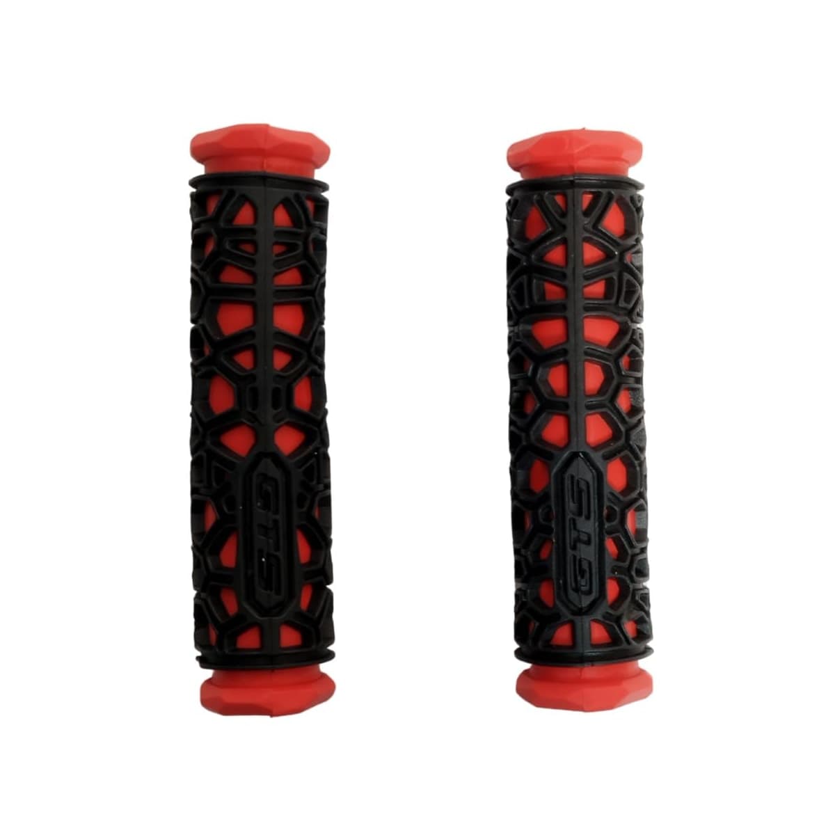 Selim MTB GTS Vazado 8101 Super G Big Vermelho Com Canote e Manopla