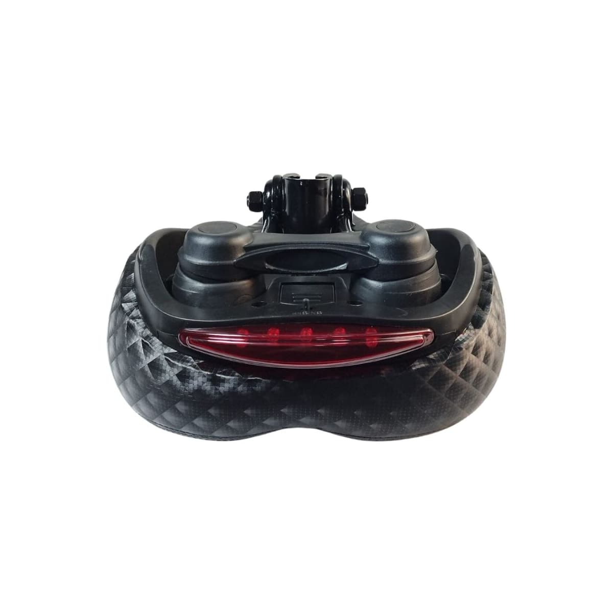 Selim MTB GTS-TEC Vazado Elast 114-LD Diamond Preto Led Soft
