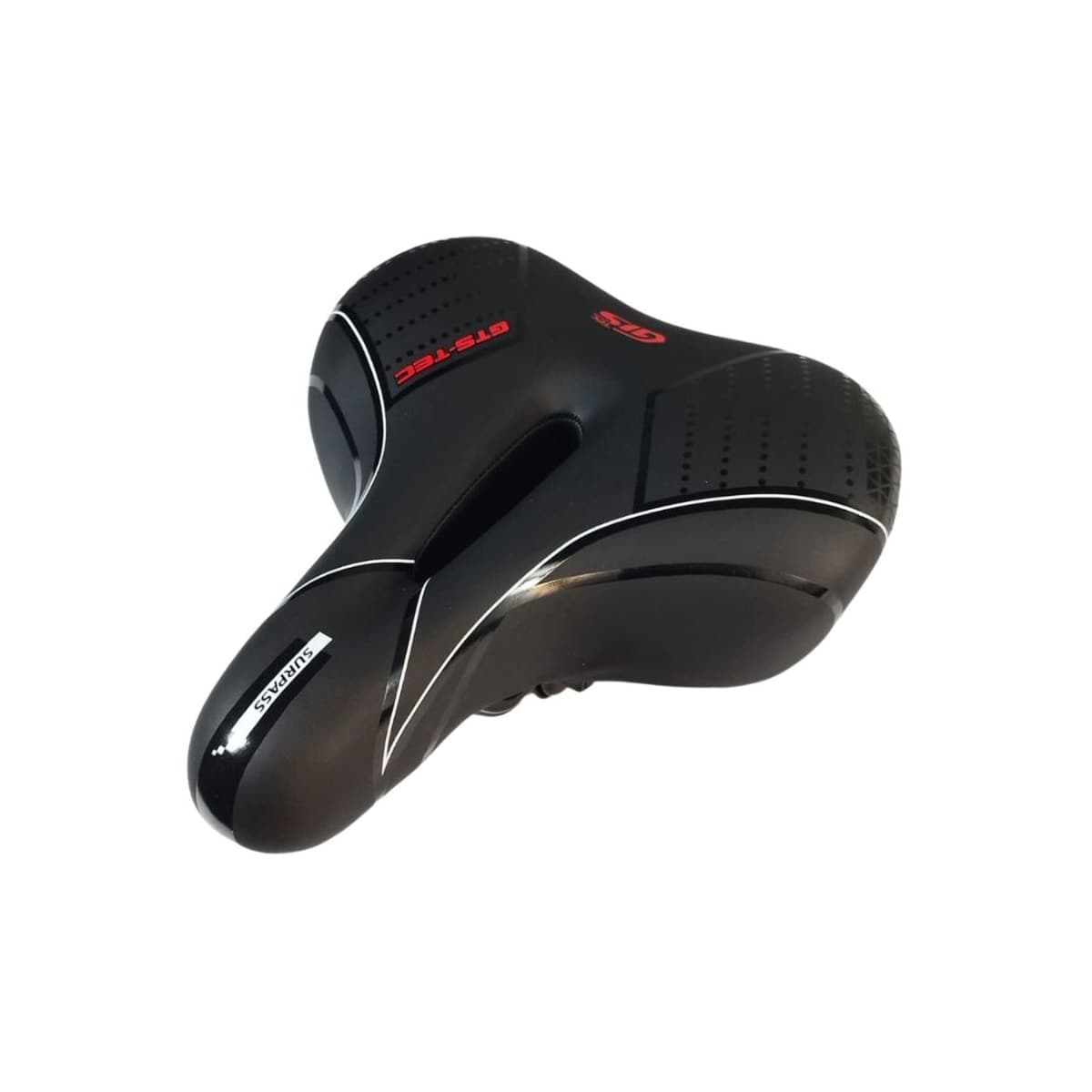 Selim MTB GTS Vazado Largo Surpass 23525 Vermelho BR