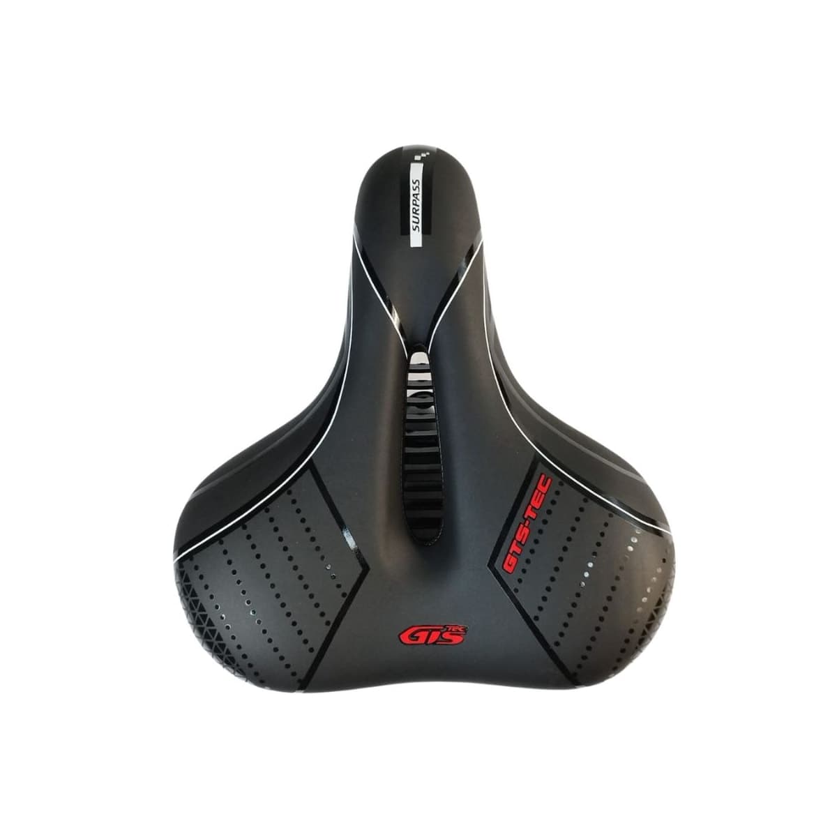 Selim MTB GTS Vazado Largo Surpass 23525 Vermelho BR