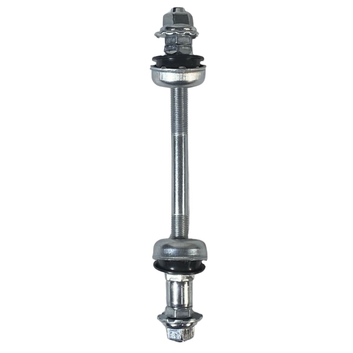 Eixo Traseiro Importado 175mm Aço Zincado Grosso 3/8 Completo