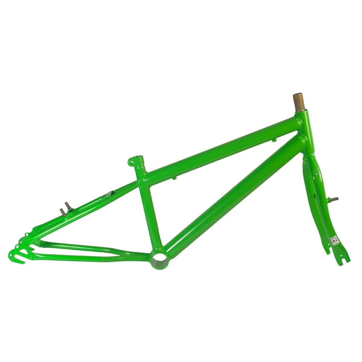 Quadro de Bicicleta 20 Samy Rebaixado Raptor Verde Kawasaki Com Garfo