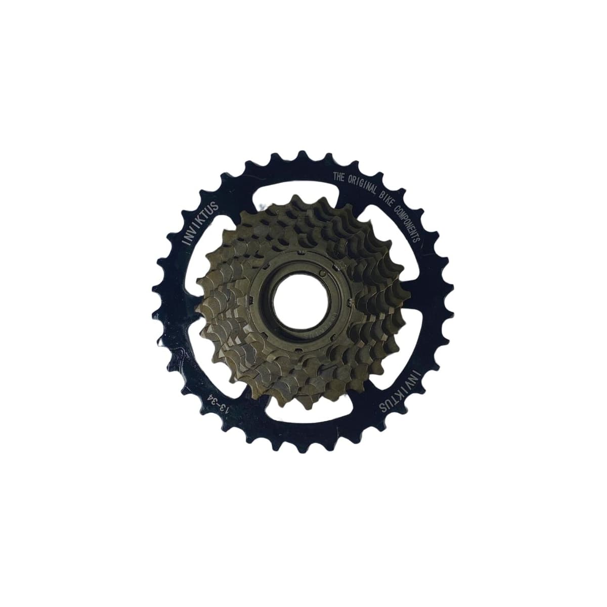 Roda Livre 8 Velocidade Inviktus CL-U028 Index Marrom 13/34D