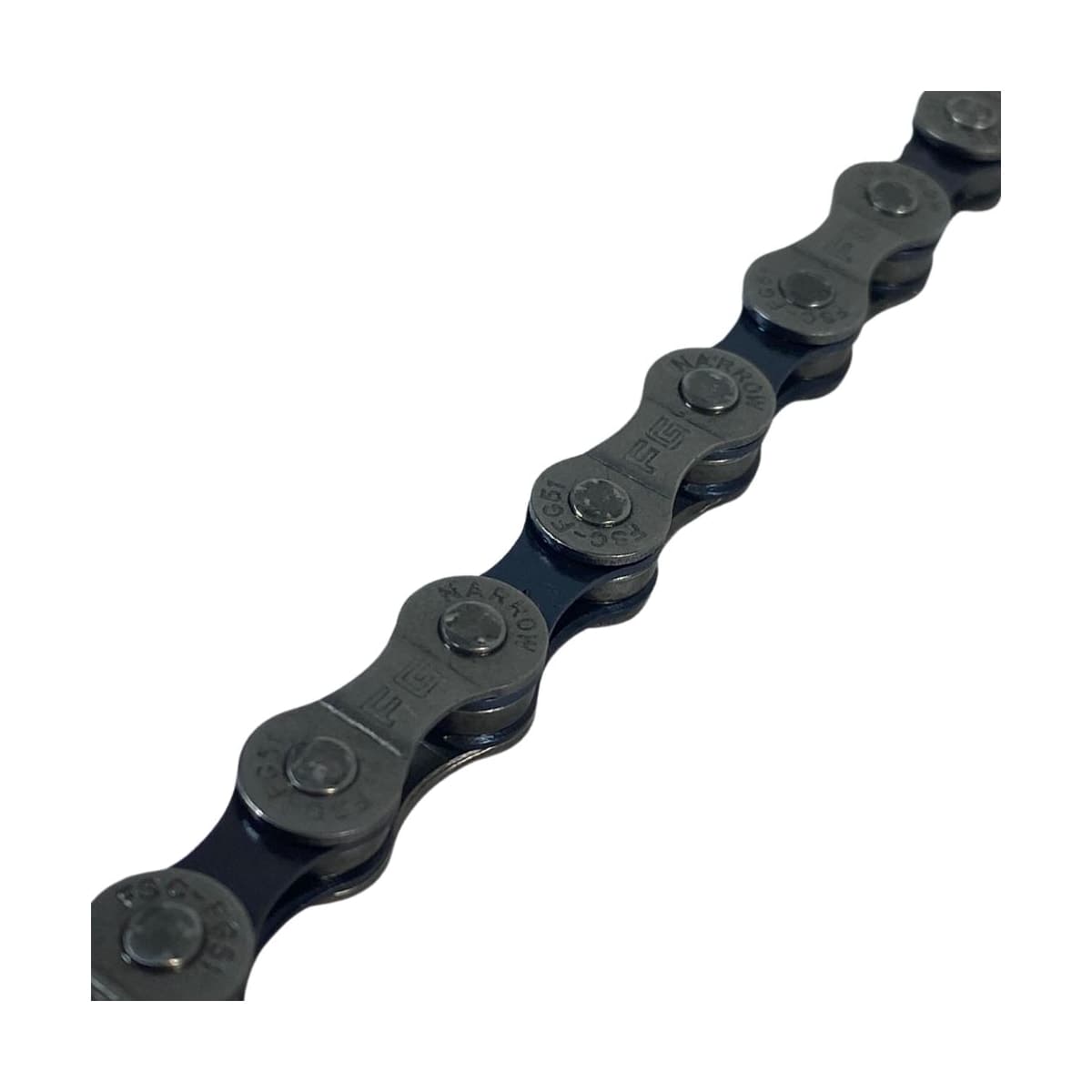 Corrente Fina Star FG-51 116 Elos Preto e Cromado Index 24 Velocidades