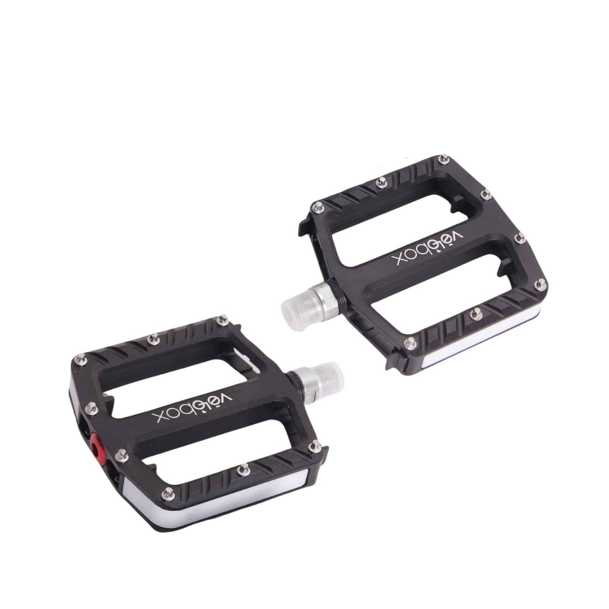 Pedal Bike Inviktus Velobox Plataforma Torche Led Inglês 9/16  Alumínio Preto