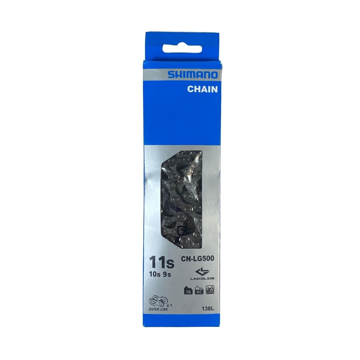 Corrente Fina Shimano Cues LG500 138 Elos Prata 11 Velocidades