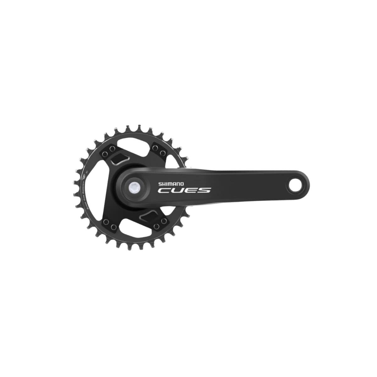 Pedivela Alumínio Single Shimano Cues U4000 32D Preto 175mm