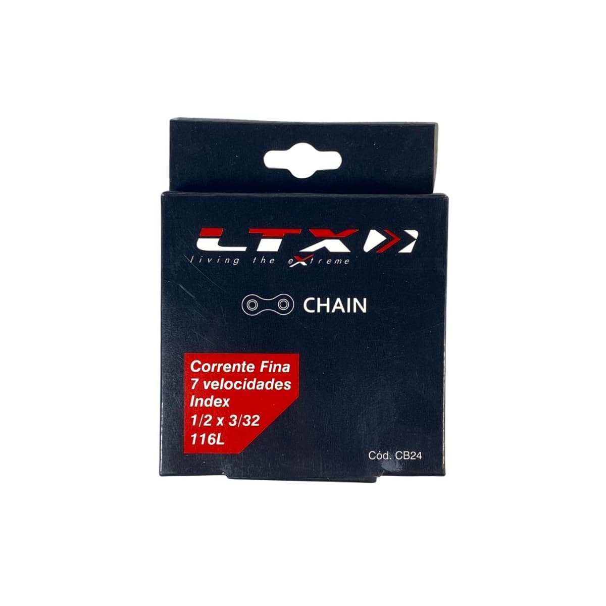 Corrente Fina  LTX 116 Elo Cinza Index 7 Velocidades