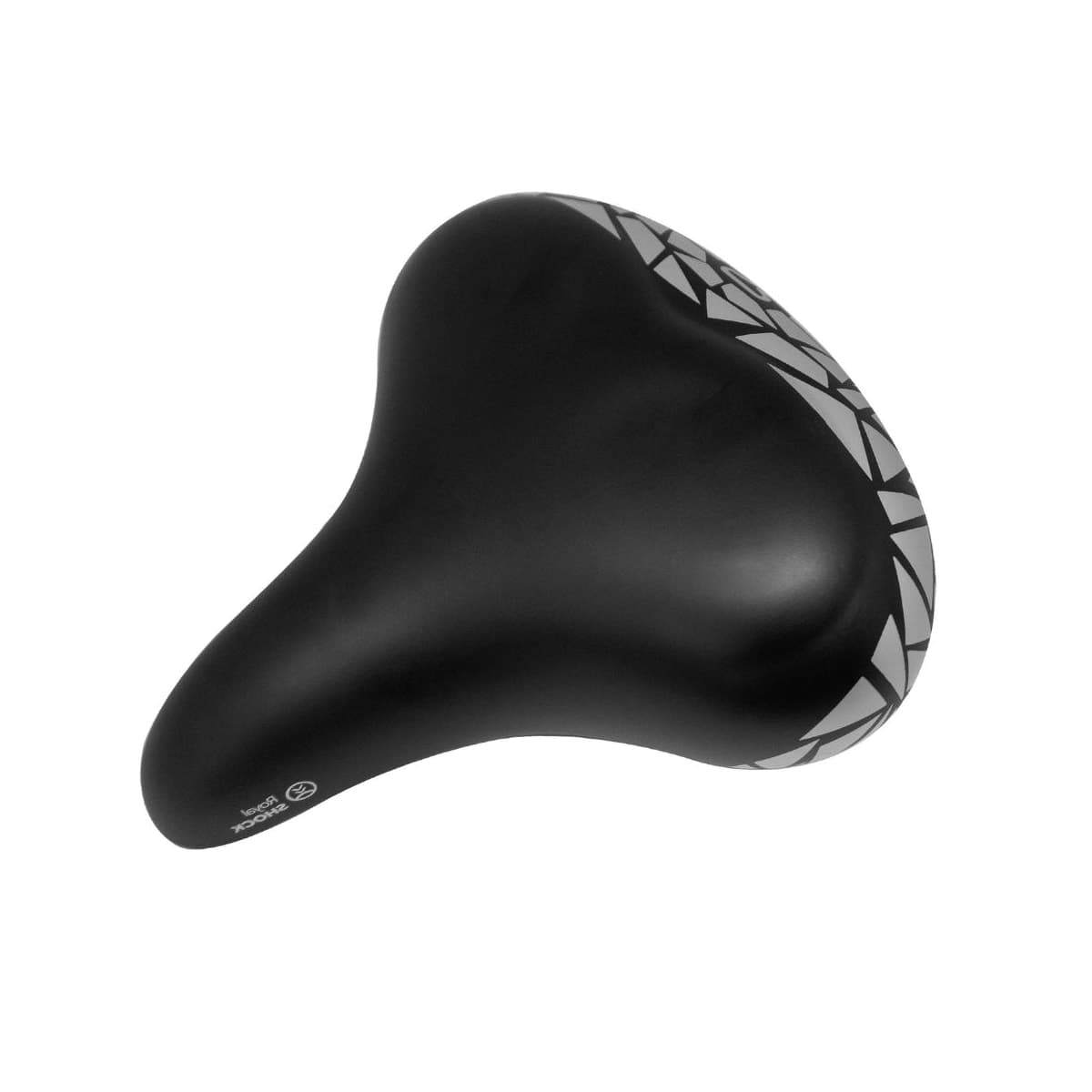 Selim MTB Selle Royal Shock Mosaico Preto e Prata