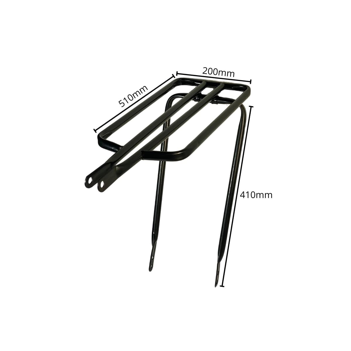 Bagageiro de Bicicleta Tubular Aro 26 Zofer Preto