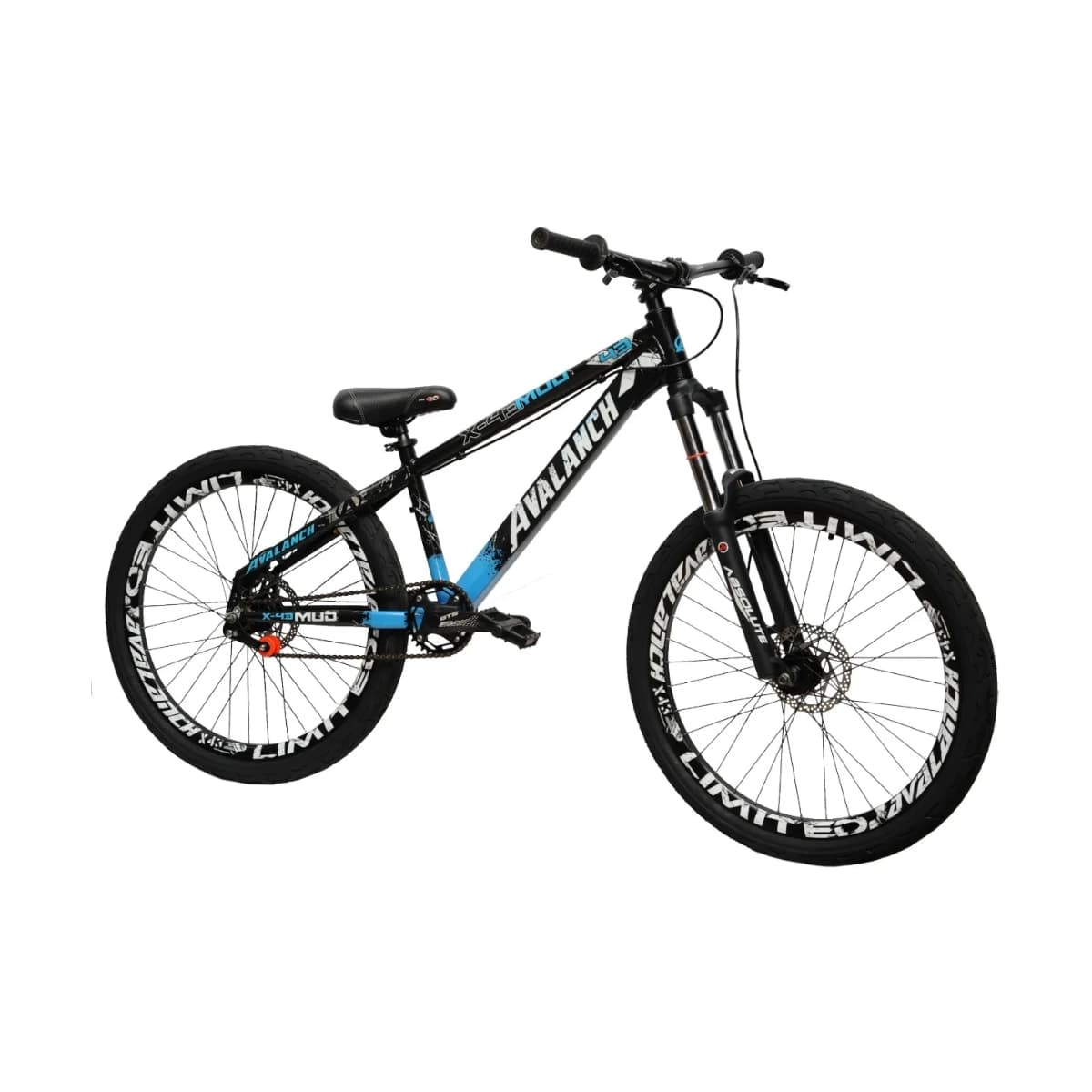 Bicicleta Aro 26 Avalanch Mud X-43 Dirt Jump Single Freeride