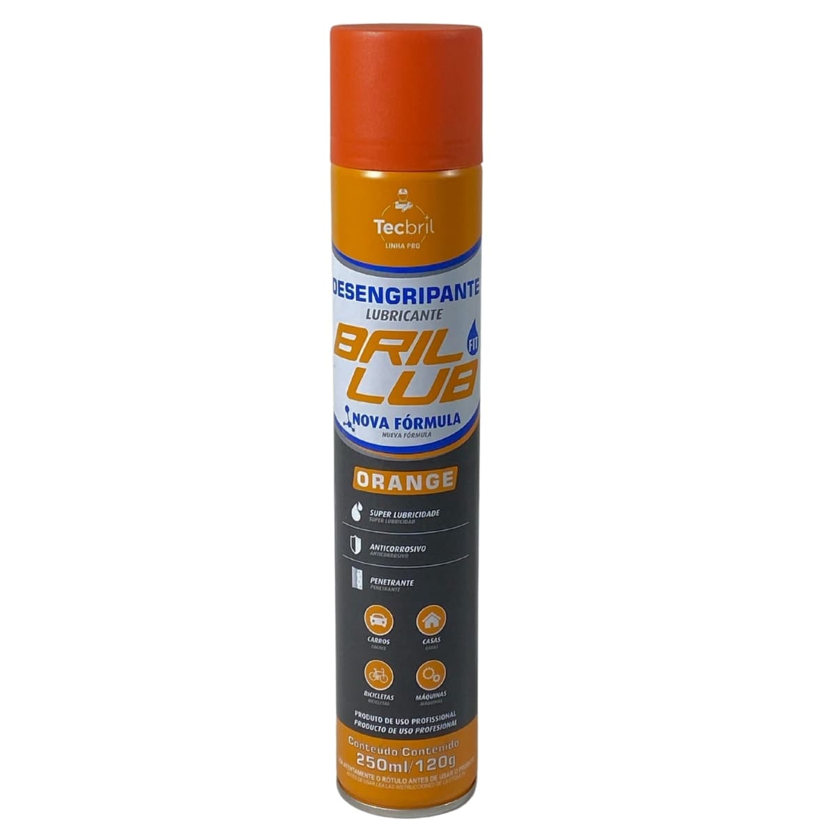 Desengripante Baston Tecbril Lub Fit Orange 250ML