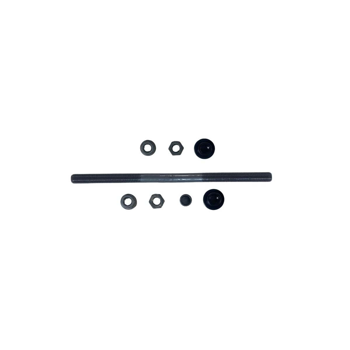 Eixo Traseiro Paco 180mm Aço Preto 3/8
