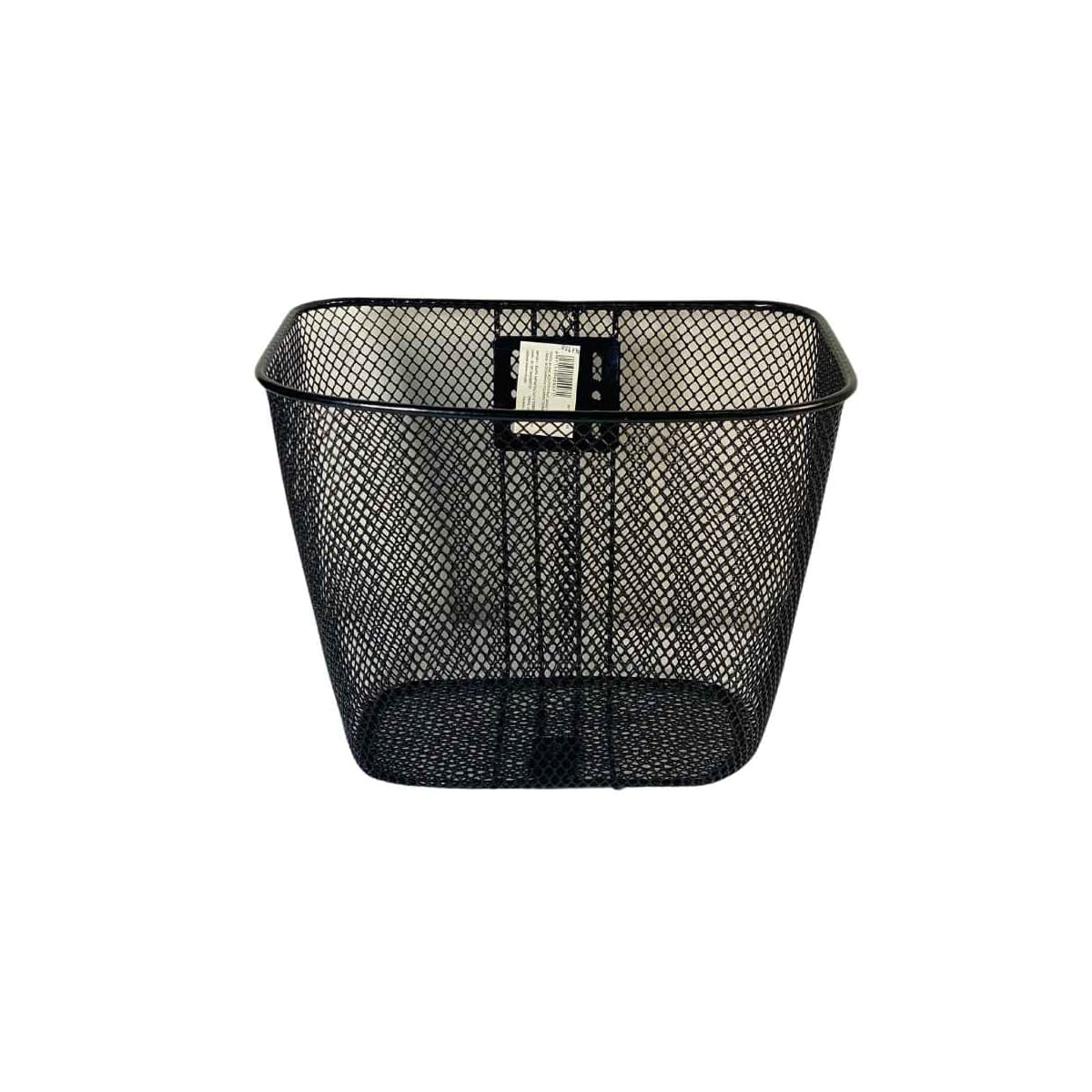 Cesta de Bicicleta Grande Oval Aro 24 Importado Aço Preto
