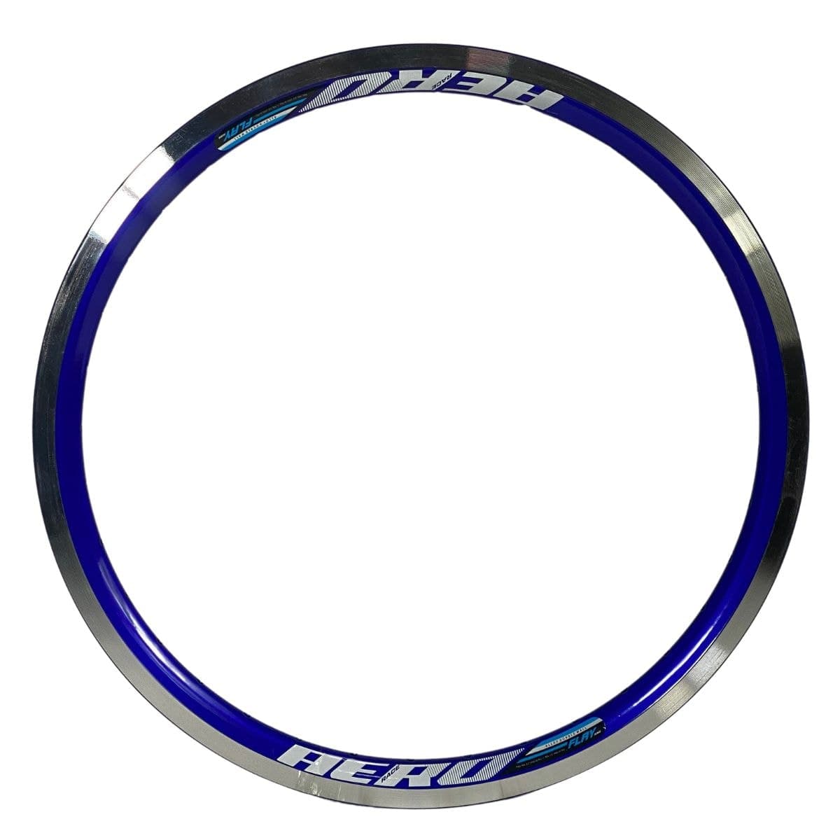Aro 20 Alumínio Aero Arosul Race Azul Branco CNC 36 Furos