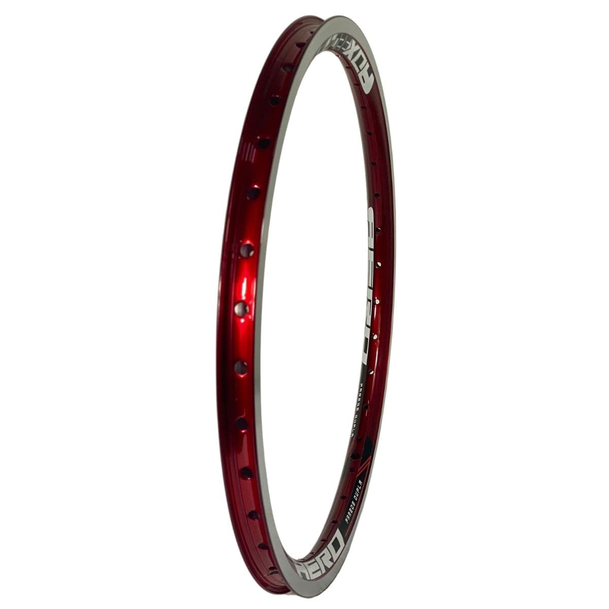 Aro 20 Alumínio Aero Arosul Race Vermelho Branco CNC 36 Furos