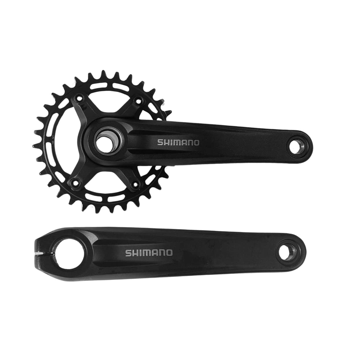 Pedivela Alumínio Single Shimano Deore MT510 32 Dentes Preto 175mm