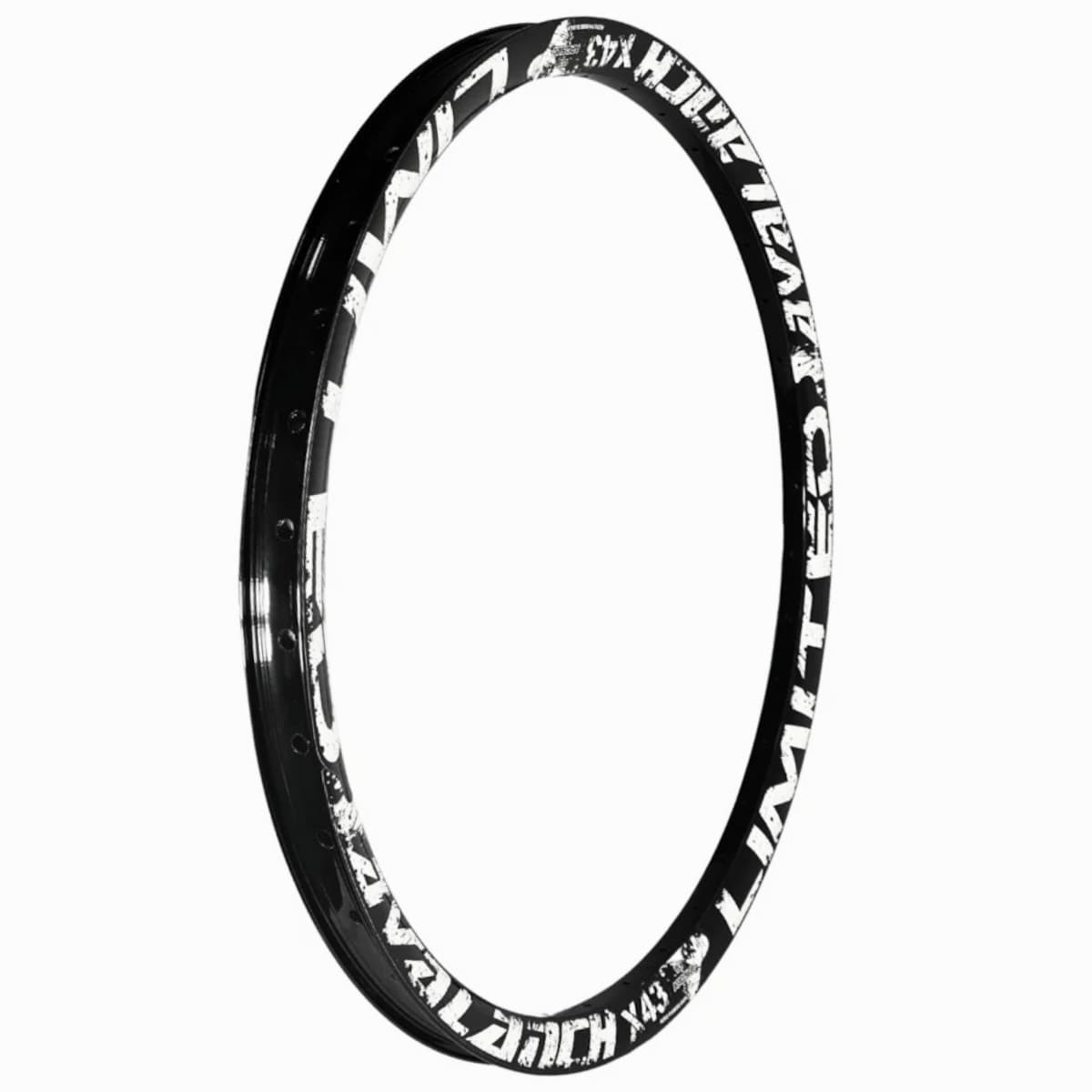 Aro 26 MTB Alumínio Aero Arosul Avalanche X-43 Preto Com Branco Disco 36 Furos
