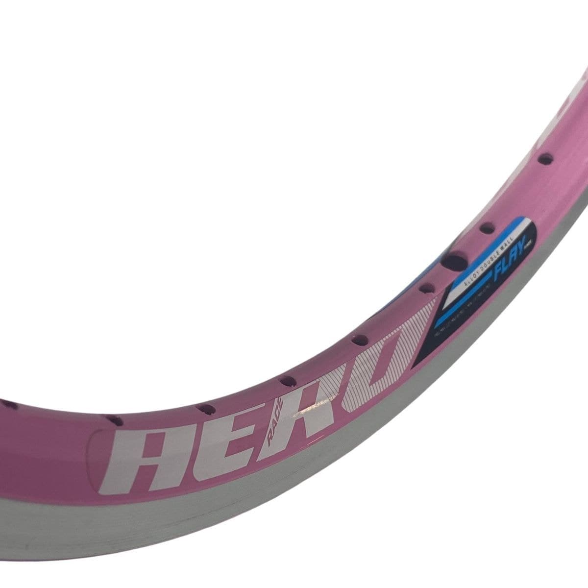Aro 24 Alumínio Aero Arosul Race Rosa Branco CNC 36 Furos