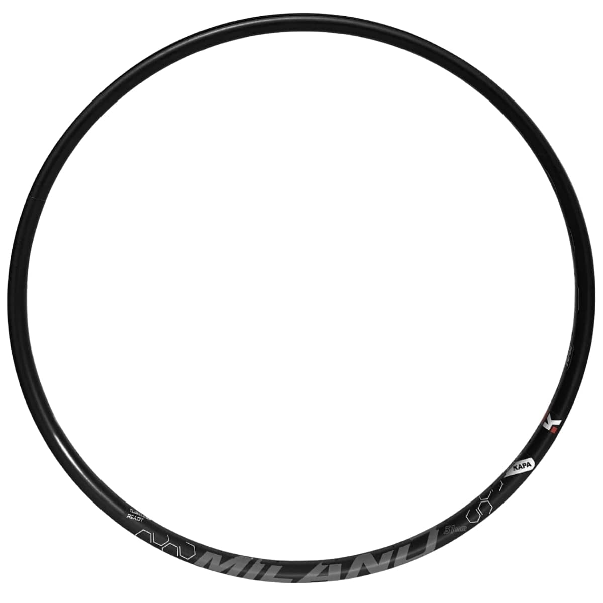 Aro 29 MTB Alumínio Aero Kapa Milano Preto Fosco Disco 32 Furos