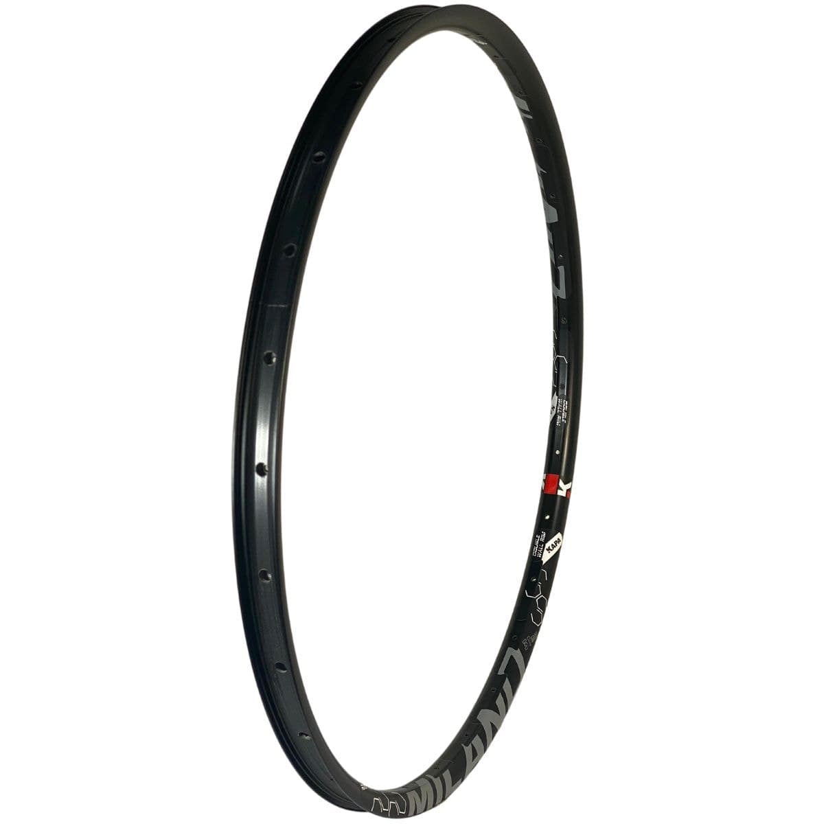 Aro 29 MTB Alumínio Aero Kapa Milano Preto Fosco Disco 28 Furos