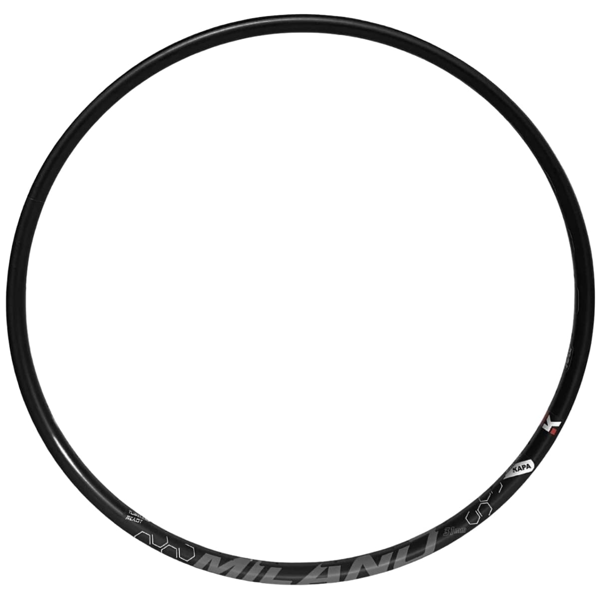 Aro 29 MTB Alumínio Aero Kapa Milano Preto Fosco Disco 28 Furos