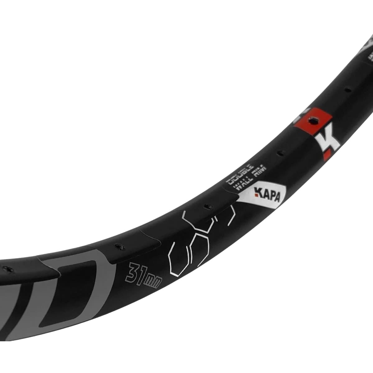 Aro 29 MTB Alumínio Aero Kapa Milano Preto Fosco Disco 28 Furos