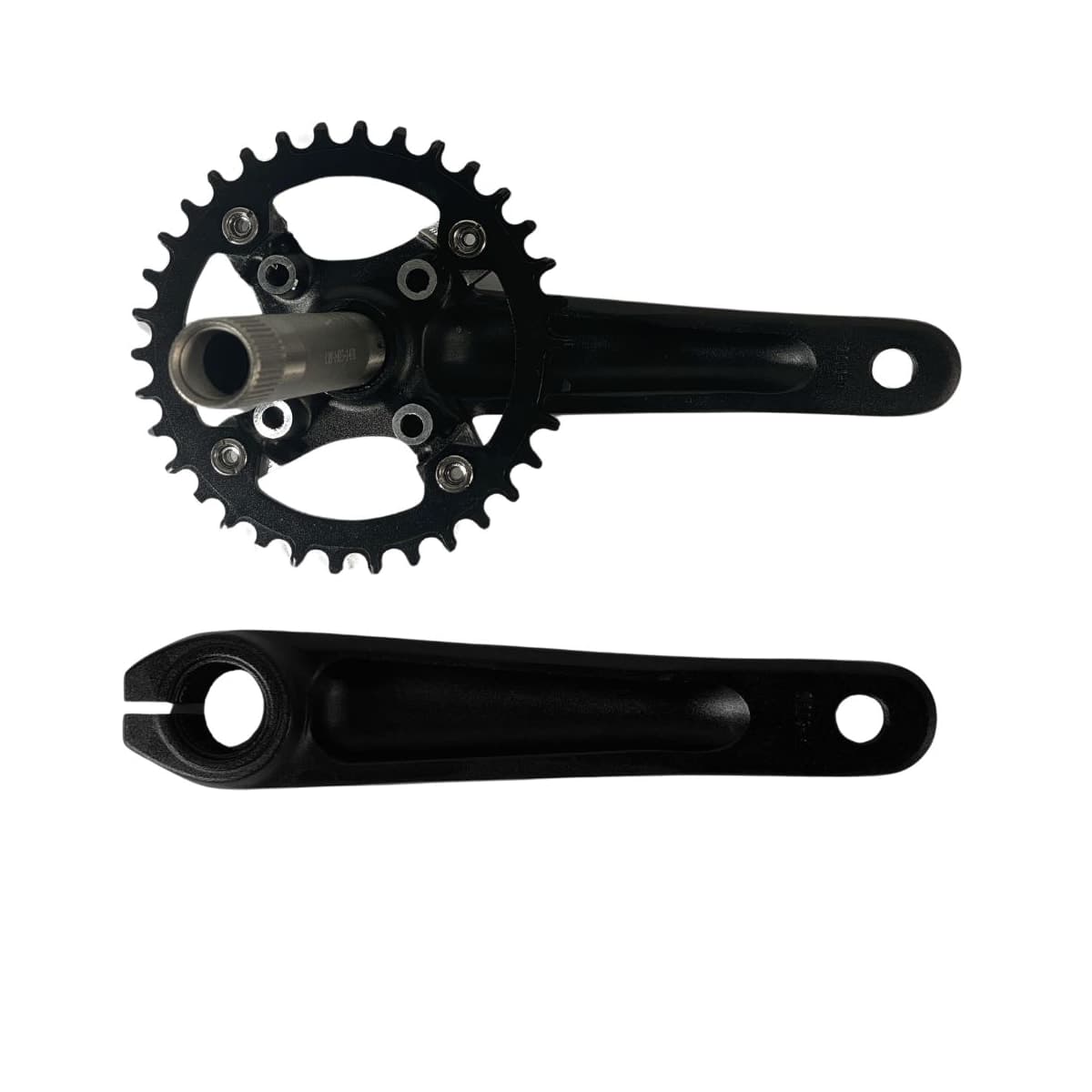 Pedivela Alumínio Single Garra7 Hardtrail 34 Dentes Preto 175mm