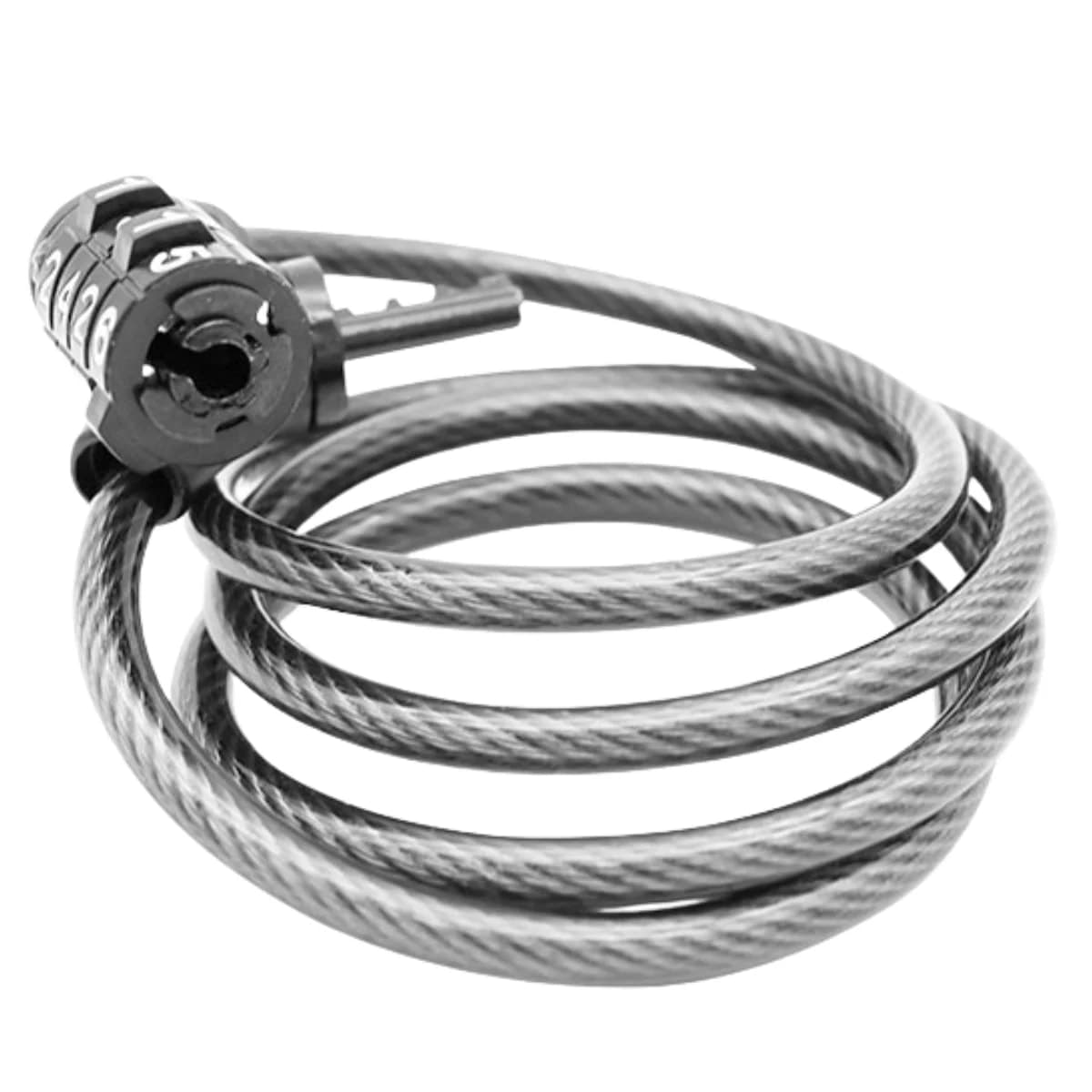 Cadeado Bicicleta Espiral Articulado Inviktus Segredo 6mm x 1M