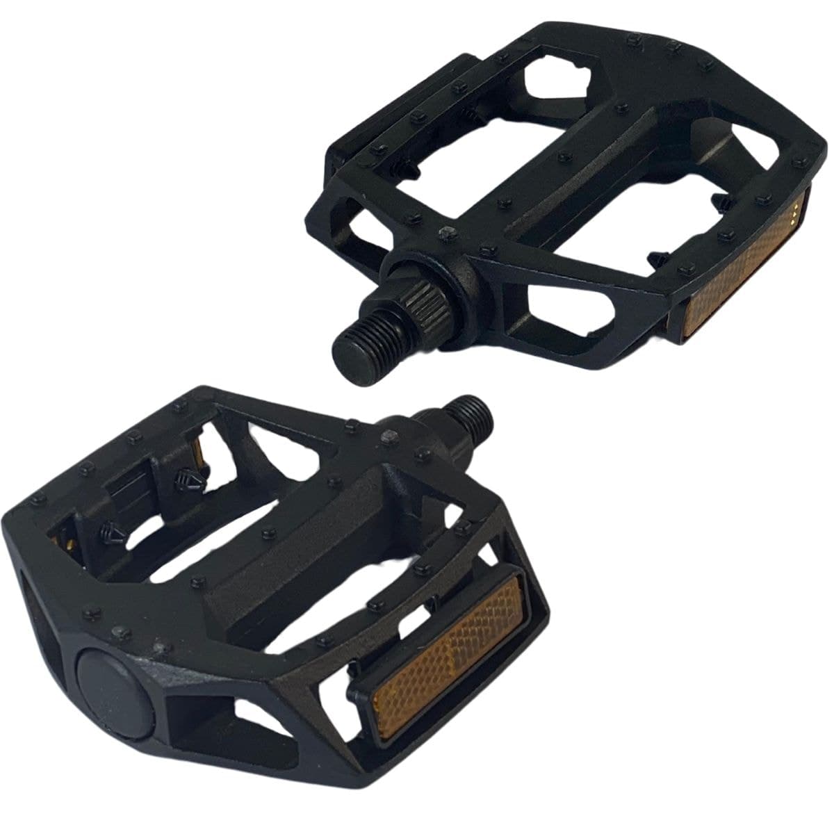 Pedal Bike Importado Plataforma Sueco 1/2 Alumínio Preto