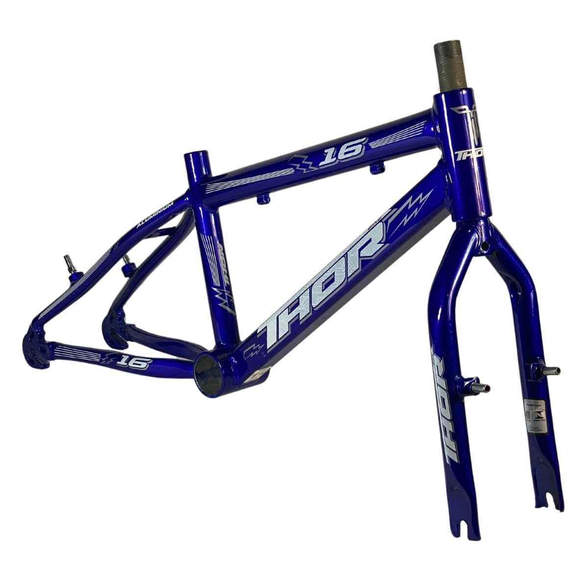Quadro de Bicicleta 16 Thor Rebaixado Com Garfo