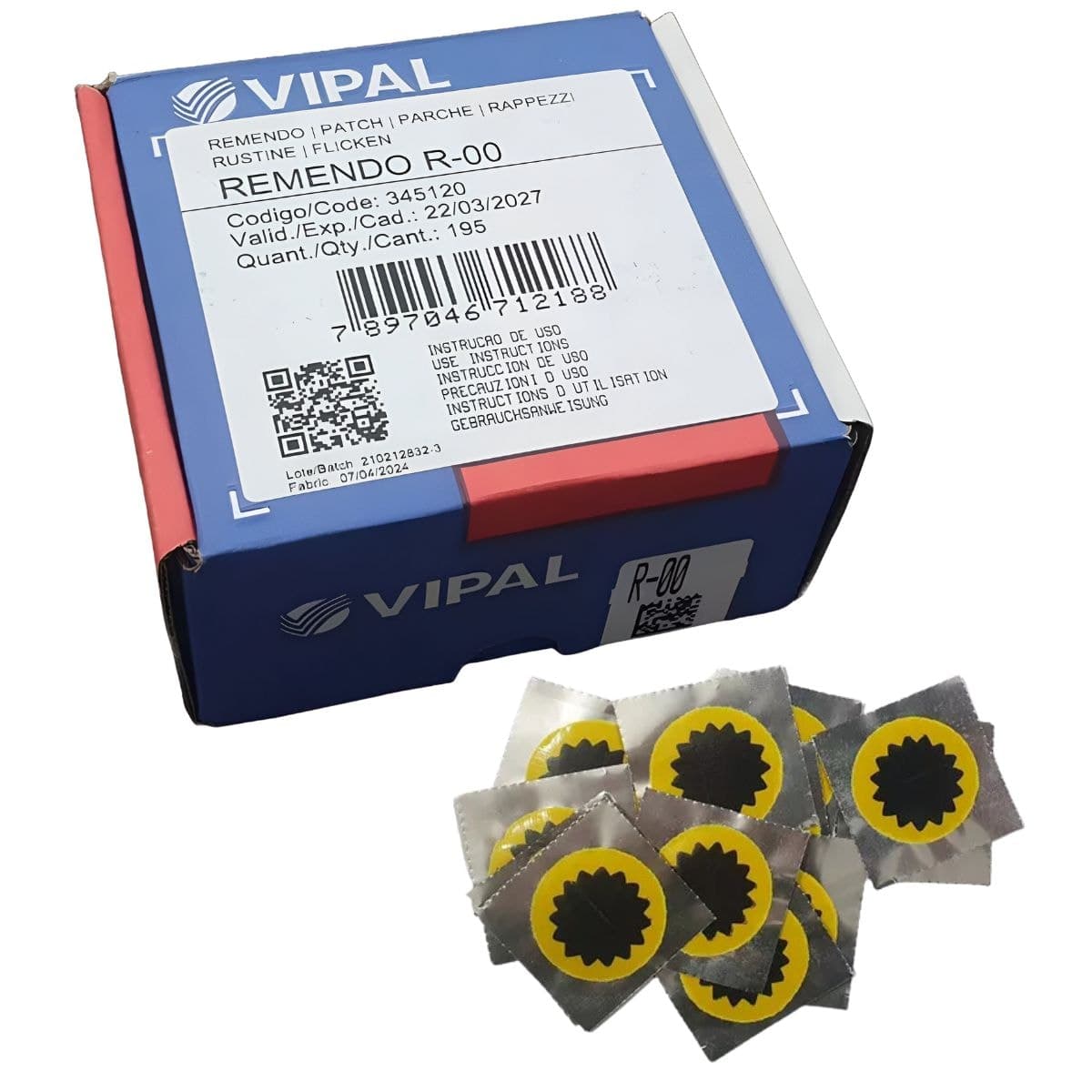Remendo Estrela Vipal R-00 ( Caixa com 195 Unidades )