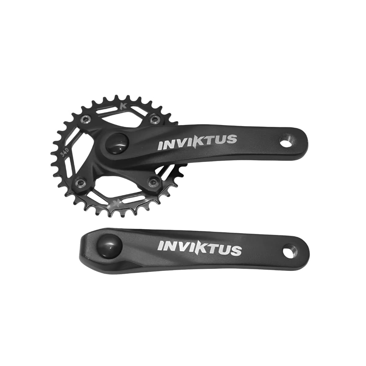 Pedivela Alumínio Single Inviktus 34D Preto 170mm