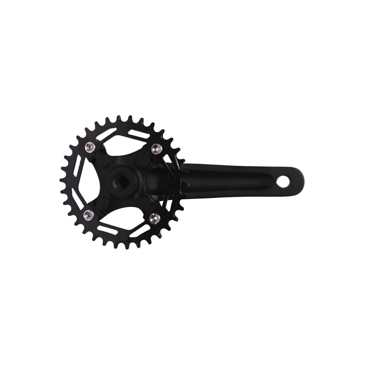 Pedivela Alumínio Single Inviktus 34D Preto 170mm