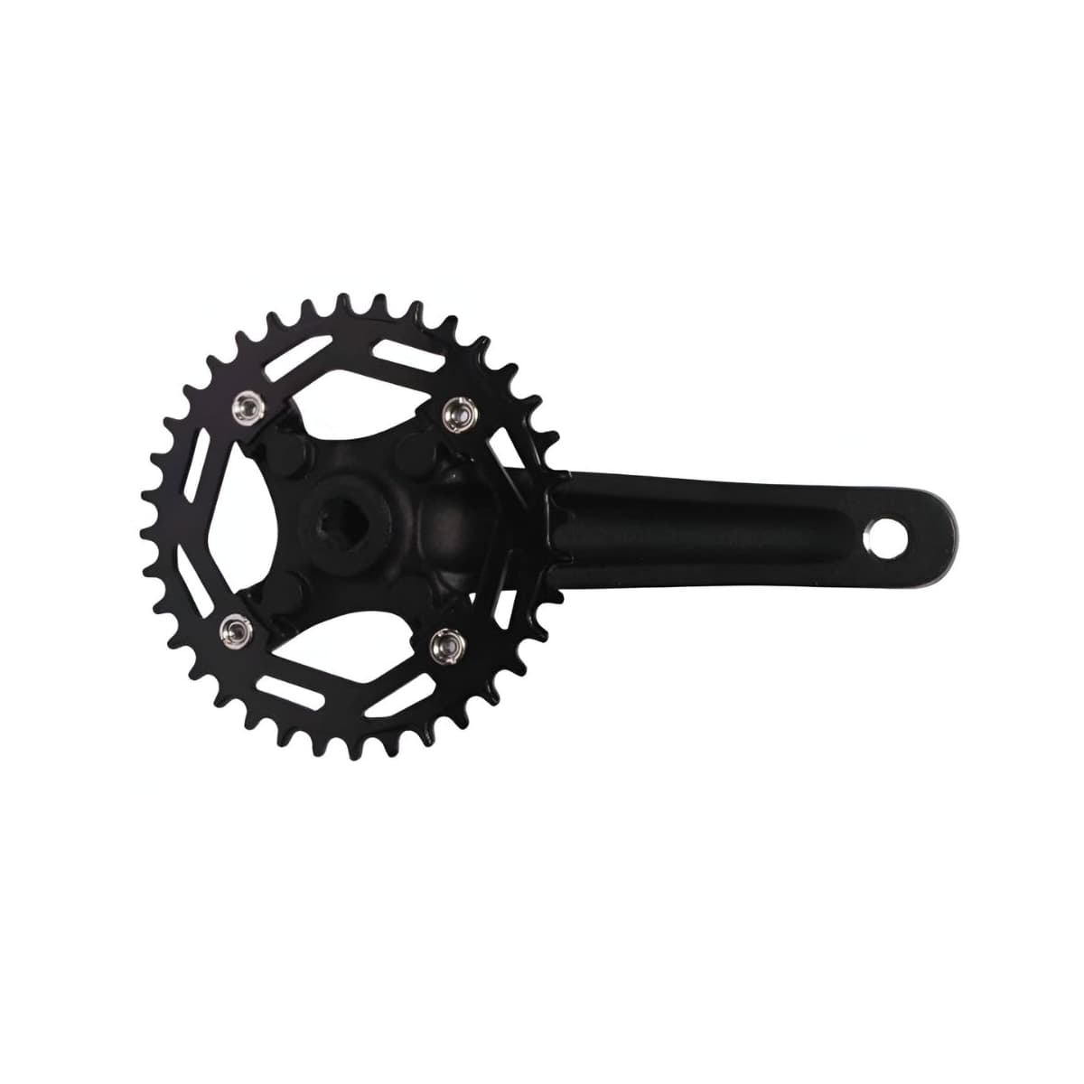 Pedivela Alumínio Single Inviktus 36D Preto 170mm