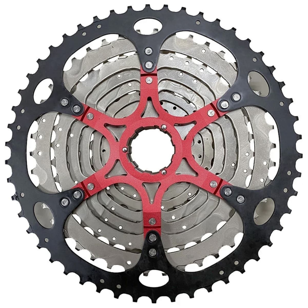 Cassete 12 Velocidades Garra7 G7 Prata Preto 11/50D