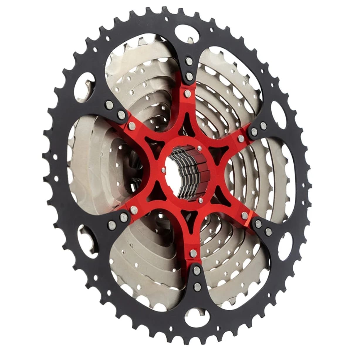 Cassete 12 Velocidades Garra7 G7 Prata Preto 11/50D