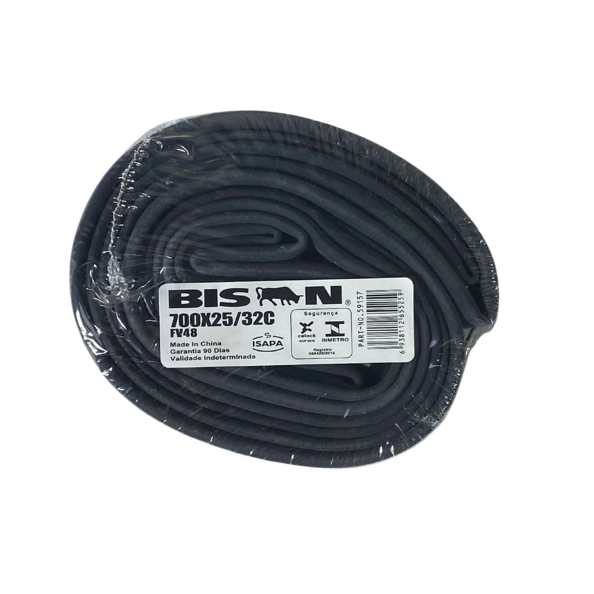 Câmara Aro 700 Bison Válvula Presta 48mm 25/32C