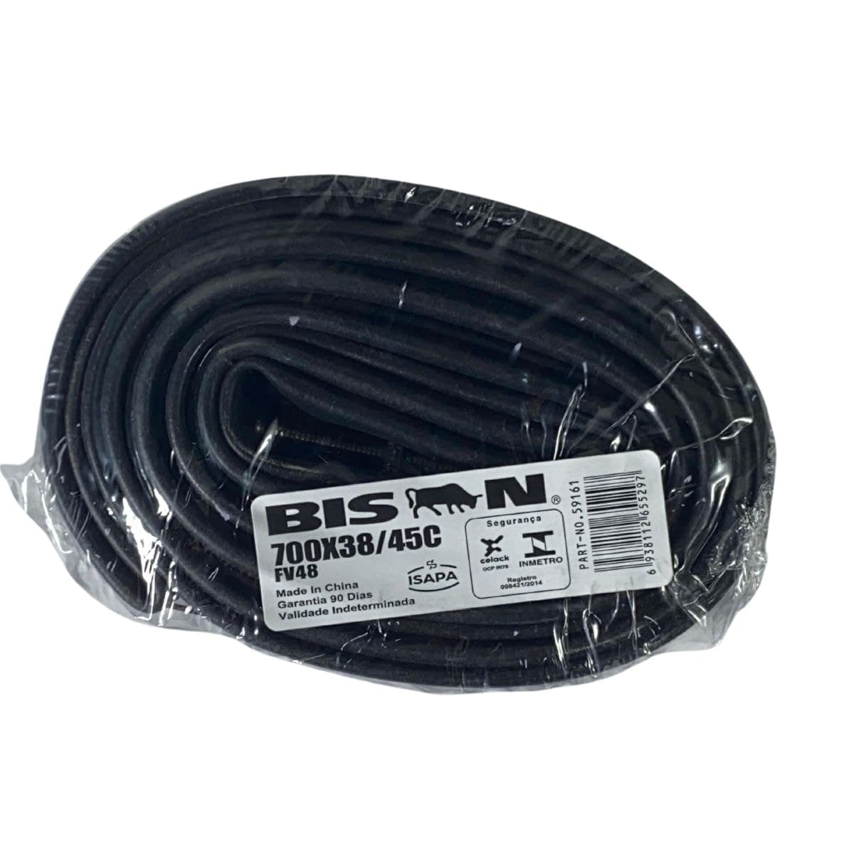 Câmara Aro 700 Bison Válvula Presta 48mm 38/45C