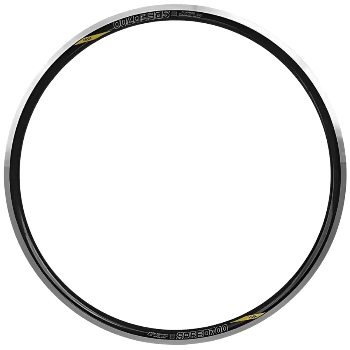 Aro 700C Alumínio Aero Vzan Speed Preto CNC 36 Furos