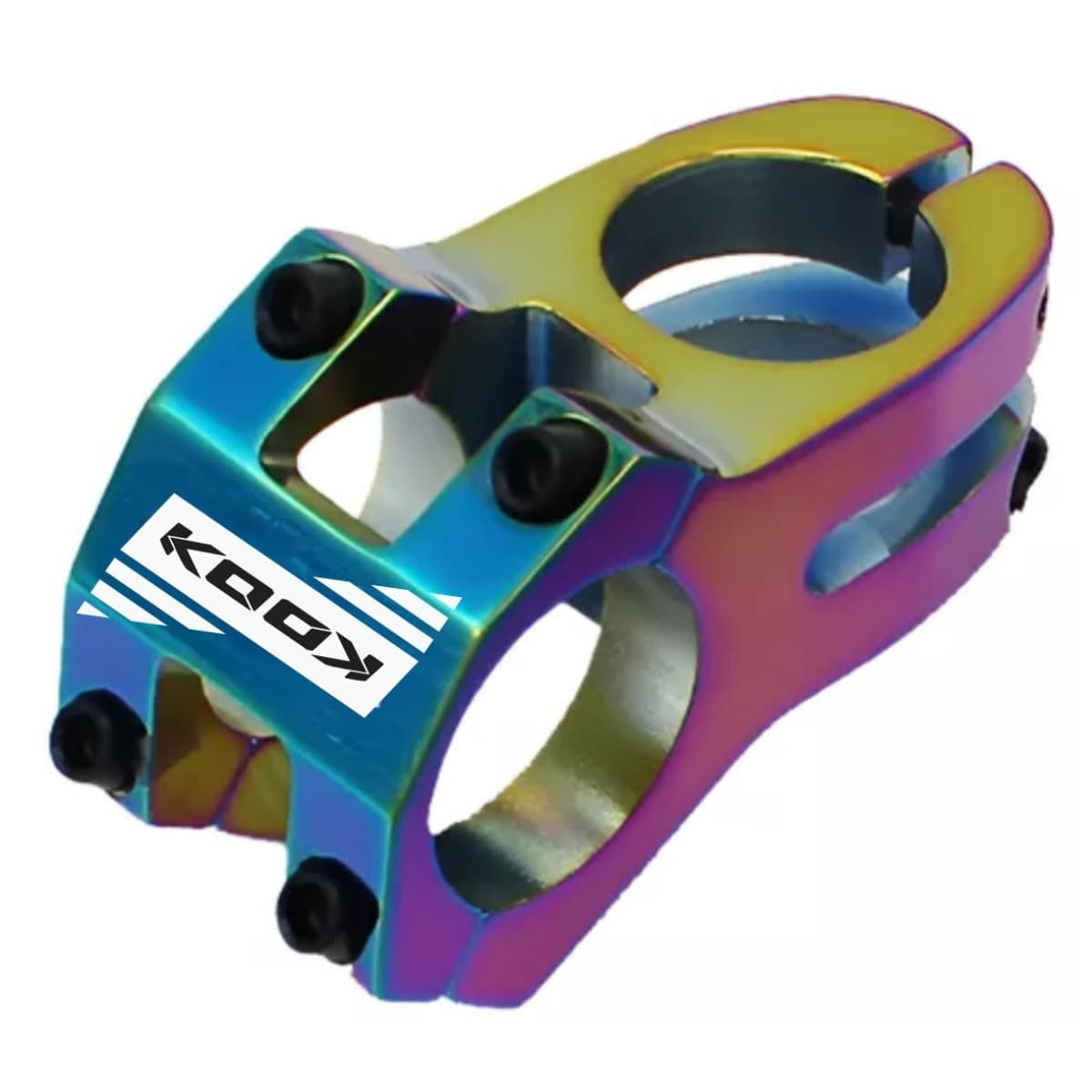 Suporte Guidão DH Kook Alumínio Ahead Set 45mm x 31,8mm Rainbow