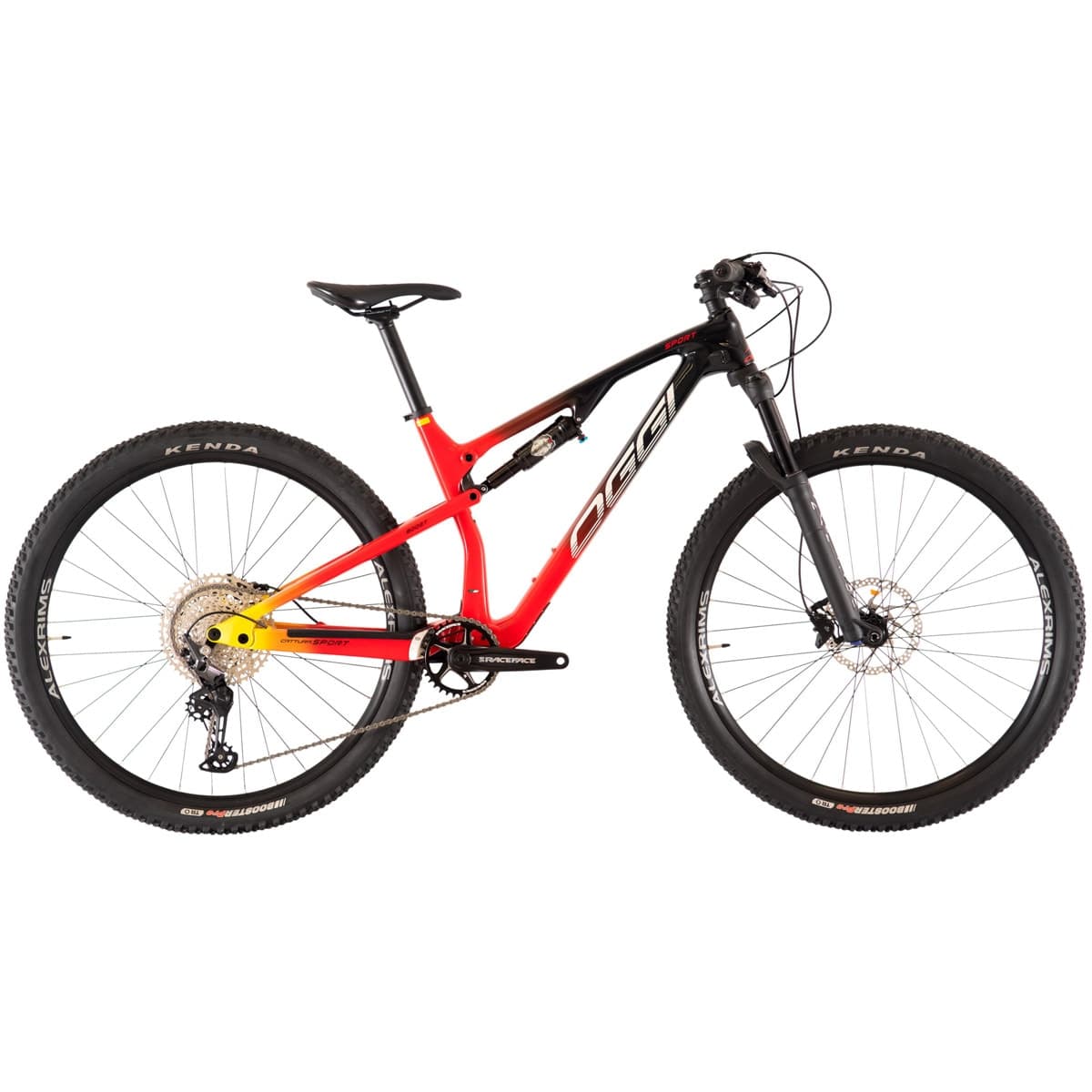 Bicicleta Aro 29 Oggi Cattura Sport Deore 12v Carbono Preto Vermelho