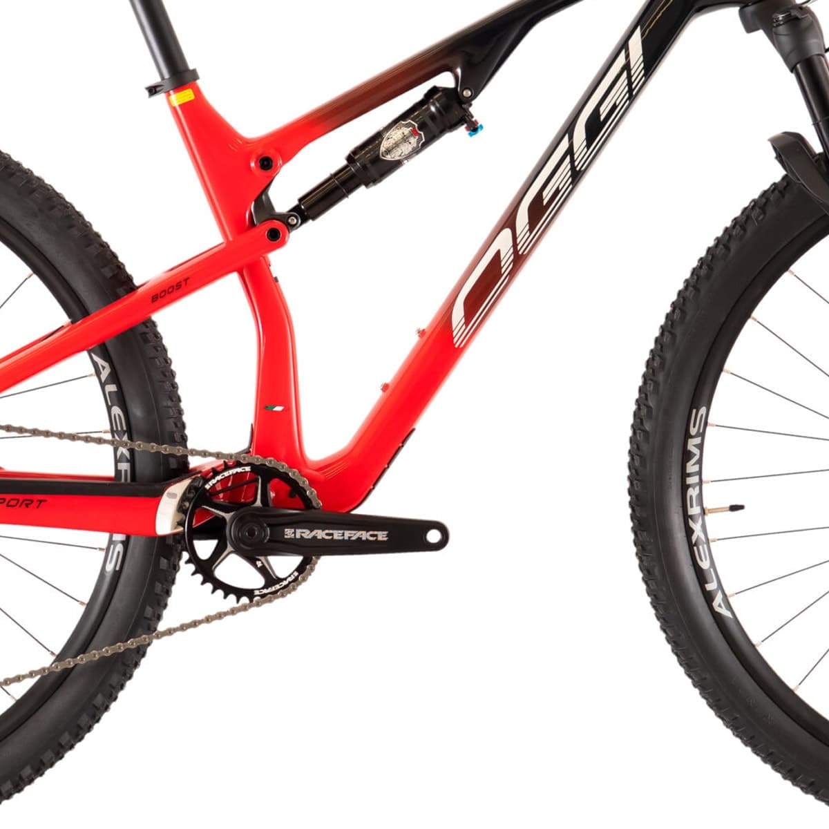 Bicicleta Aro 29 Oggi Cattura Sport Deore 12v Carbono Preto Vermelho