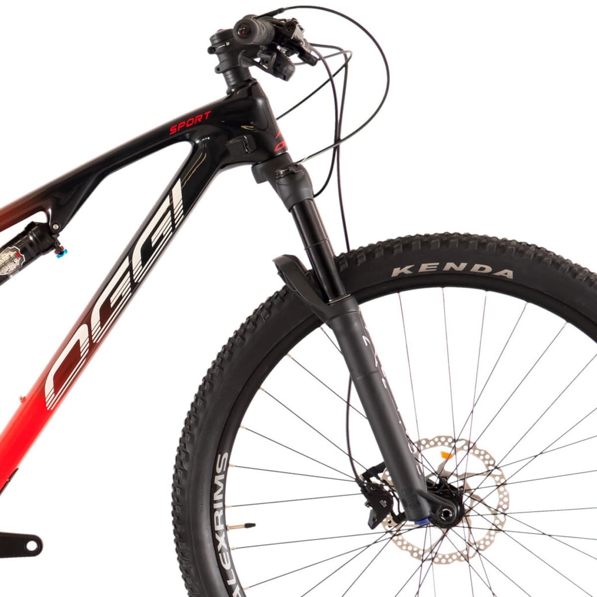 Bicicleta Aro 29 Oggi Cattura Sport Deore 12v Carbono Preto Vermelho
