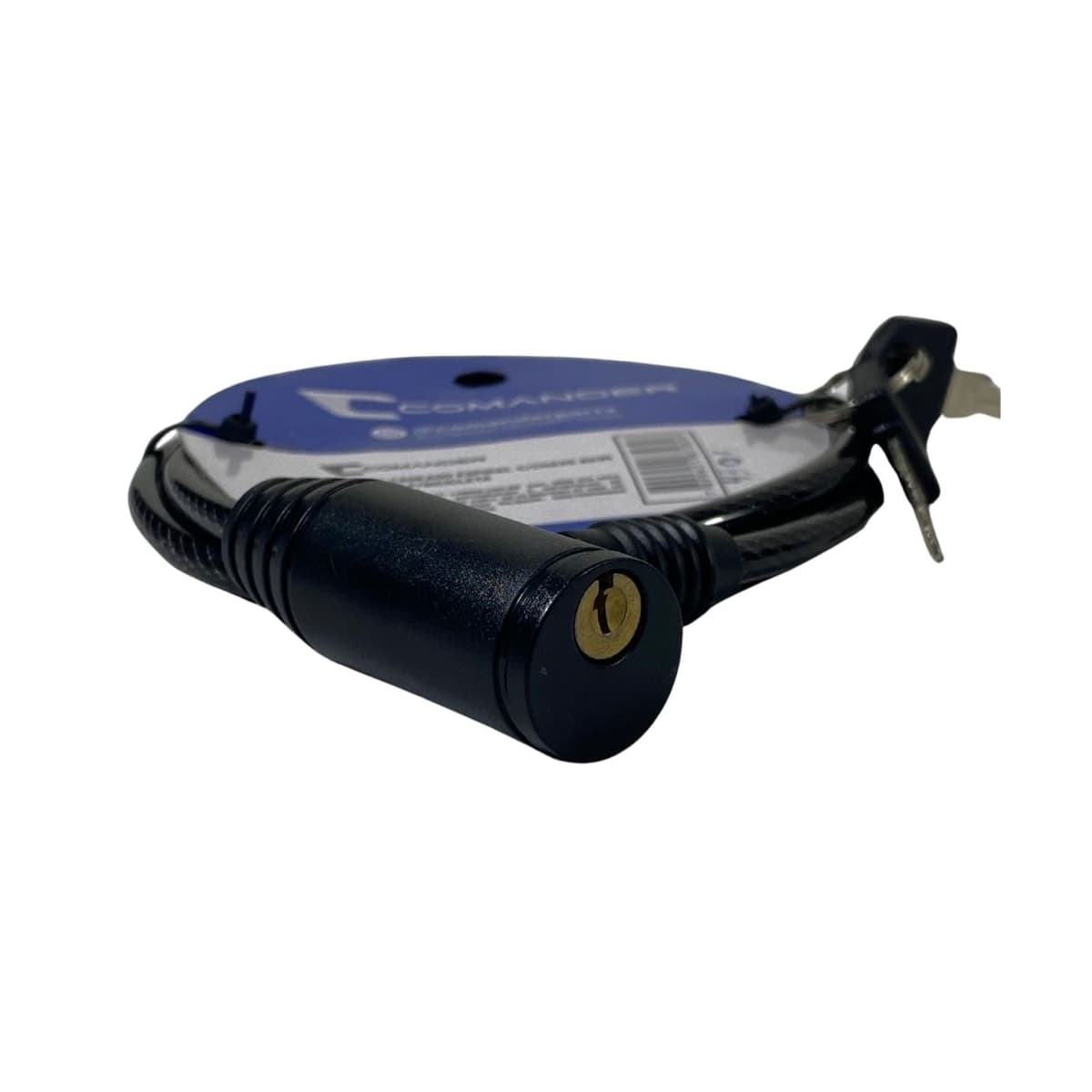Cadeado de Bicicleta Espiral Comander Chave 6mm X 1M