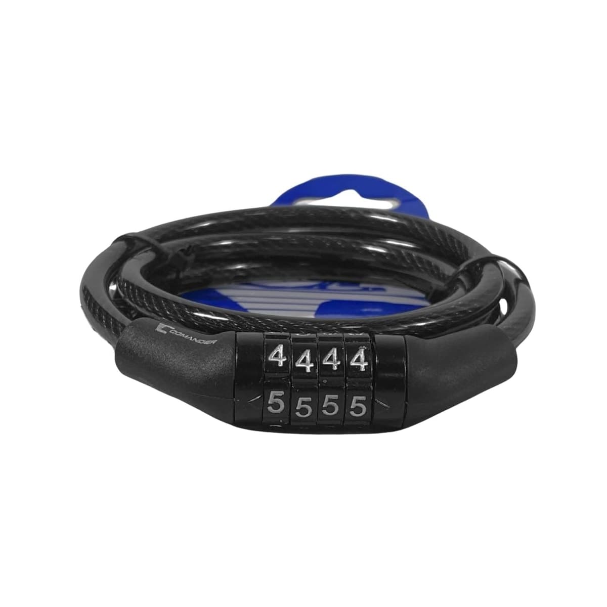 Cadeado de Bicicleta Espiral Comander Segredo 6mm X 1M