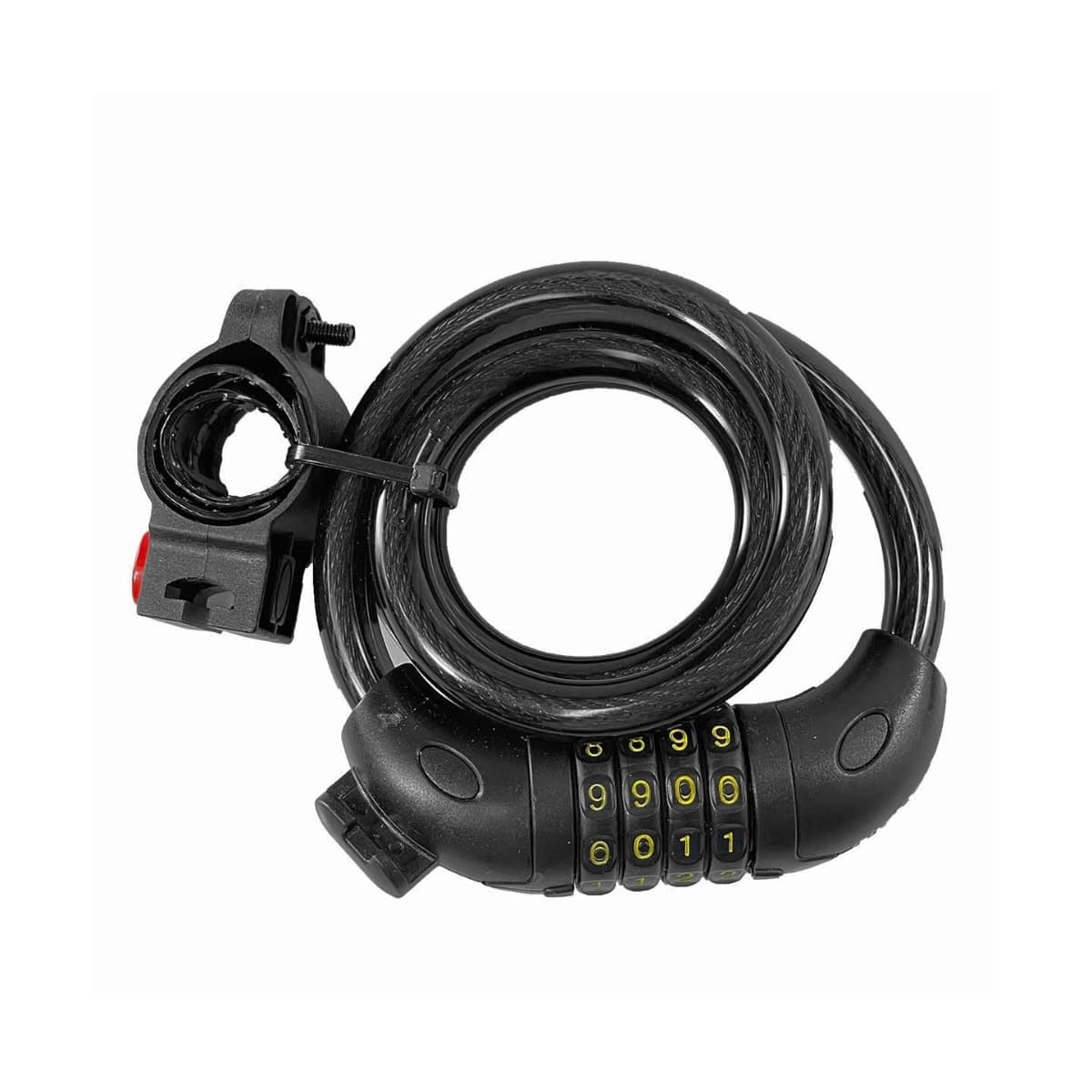 Cadeado de Bicicleta Espiral Inviktus Segredo 12mm X 1M