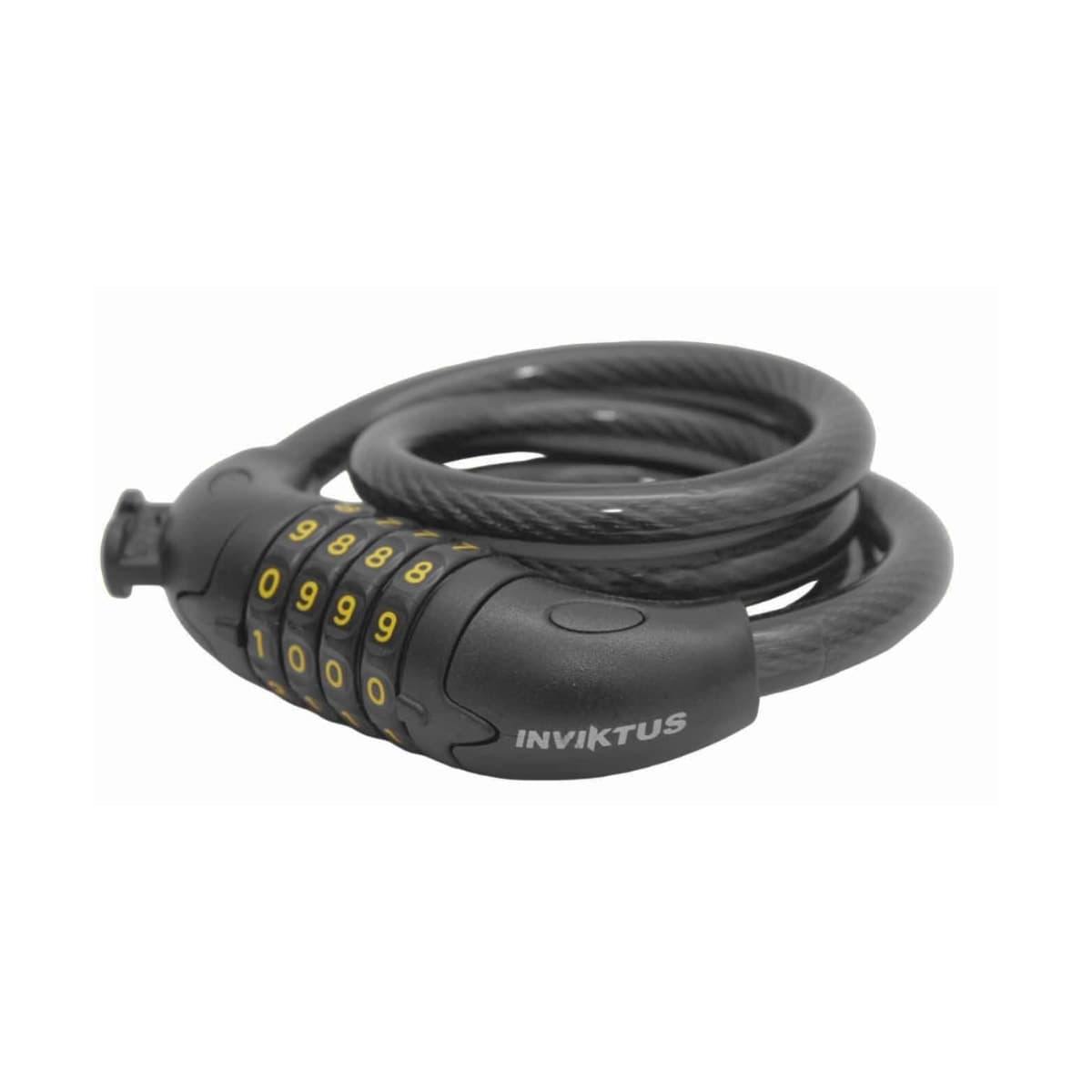 Cadeado de Bicicleta Espiral Inviktus Segredo 12mm X 1M